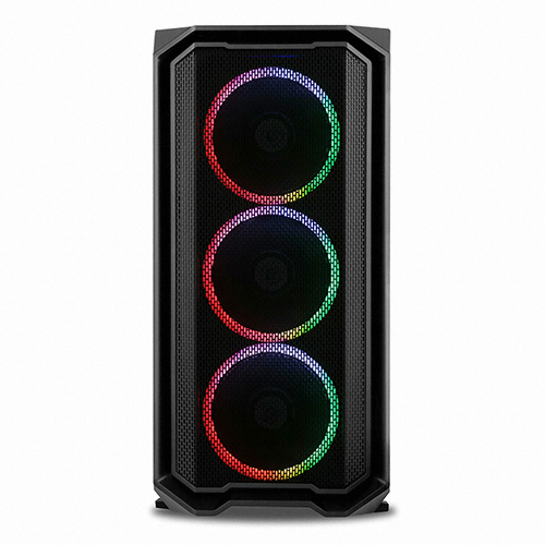 [ABKO] SUITMASTER 340S 레베카 강화유리 스펙트럼 RGB HALO (미들타워)
