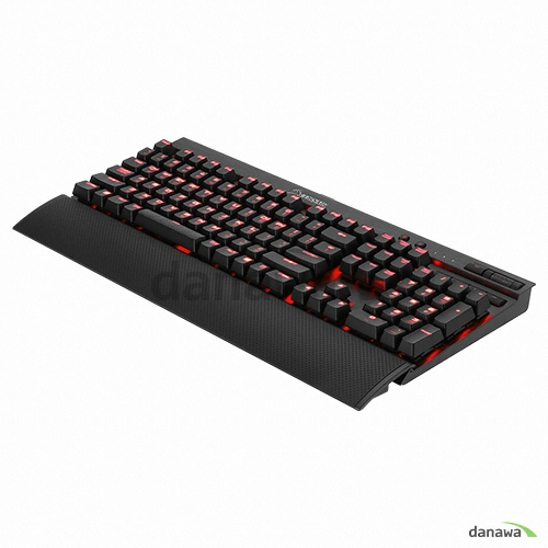 [CORSAIR] 유선 기계식 키보드, K70 RAPIDFIRE (K70 래피드파이어) 104키, 리니어 은축 [블랙/USB]